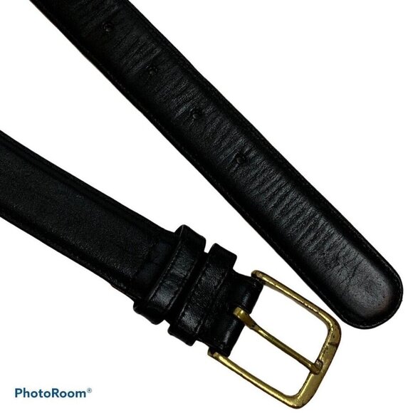 Coach 5800 Men's Size 38 Black Leather Belt - Picture 7 of 10